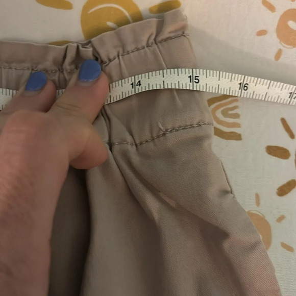 Gap Womens Khaki Skirt Elastic Waistband Pockets SZ Medium (Uniform) office - Picture 5 of 6